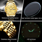 Load image into Gallery viewer, OLEVS Men&#39;s Waterproof  Mechanical Watch Model 6630jxm
