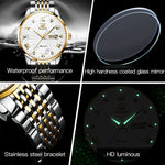 Load image into Gallery viewer, OLEVS Men&#39;s Waterproof  Mechanical Watch Model 6630jxm
