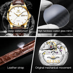 Load image into Gallery viewer, OLEVS Men&#39;s Waterproof  Mechanical Watch Model 6629jxm
