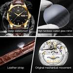 Load image into Gallery viewer, OLEVS Men&#39;s Waterproof  Mechanical Watch Model 6629jxm
