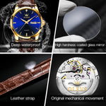 Load image into Gallery viewer, OLEVS Men&#39;s Waterproof  Mechanical Watch Model 6629jxm
