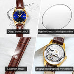 Load image into Gallery viewer, OLEVS Women&#39;s Waterproof  Mechanical Watch Model 6629jxw
