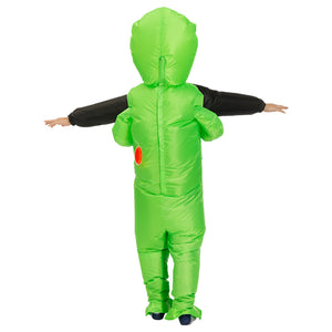 Kids Inflatable Ghost Alien Fancy Dress Costume for Halloween Party Unisex  Suit