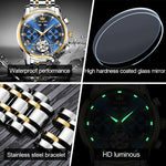 Load image into Gallery viewer, OLEVS Men&#39;s Mechanical Waterproof Watch Model 6607
