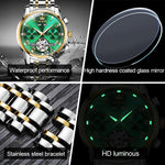 Load image into Gallery viewer, OLEVS Men&#39;s Mechanical Waterproof Watch Model 6607
