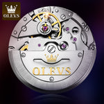 Load image into Gallery viewer, OLEVS Men&#39;s Waterproof Luminous Mechanical Watch Model 6650jx
