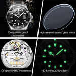 Load image into Gallery viewer, OLEVS Men&#39;s Waterproof Luminous Mechanical Watch Model 6650jx
